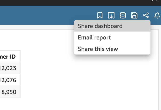 QuickSight Dashboard Embedding | 15