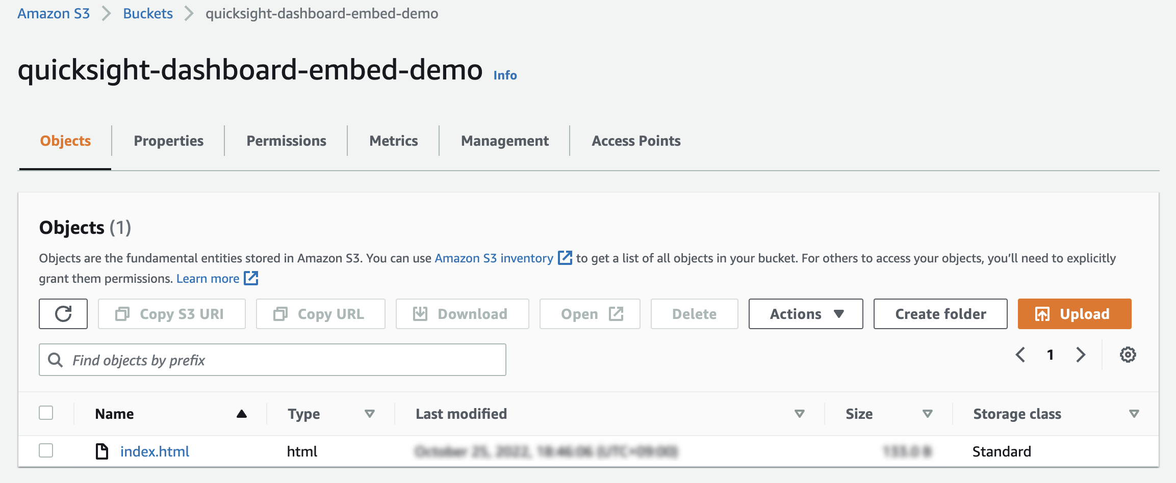 QuickSight Dashboard Embedding | 6