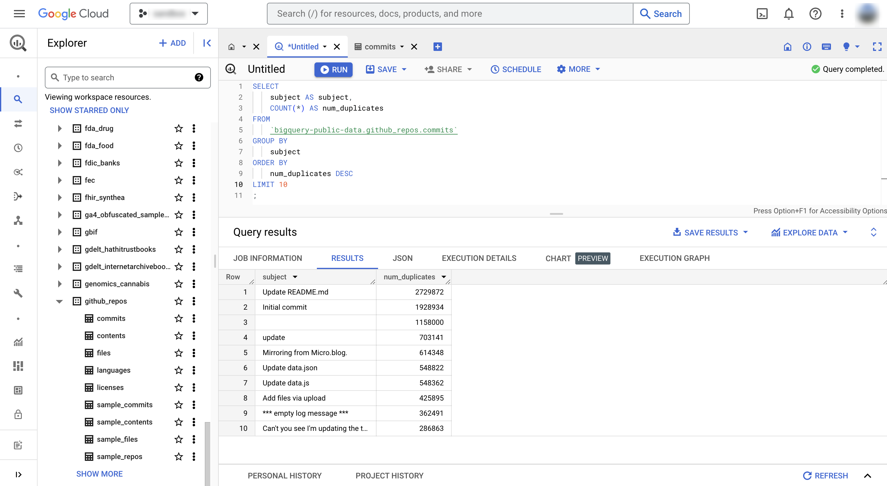 BigQuery Query Plan | 1